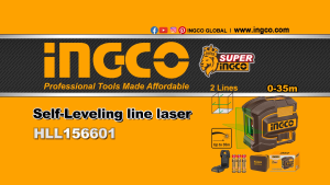 INGCO SELF LEVELING LASER LEVEL | 2 LINES | HLL156601