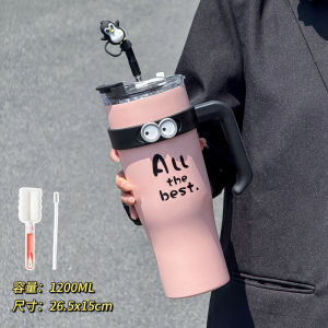 Cốc Nước Cách Nhiệt Bằng Thép Không Gỉ Dung Tích Lớn Cốc Đựng Nước Có Van Châm Hơi Cho Nữ Cốc Giữ Lạnh Cốc Đựng Nước Hình Chữ Nhật