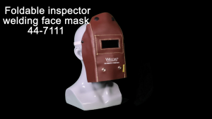 Weldas Welding Protective Mask - Soft Cowhide Foldable Portable Head-Mounted Mask Protection for Confined Spaces | Model 44-7111