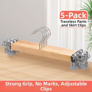 Maryya | Strong Traceless Wooden Trousers Hanger