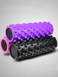 Solid Foam Roller Muscle Relaxation Leg Slimming Yoga Column Fitness Massage Roller Fitness Exercise Equipment EVA Material