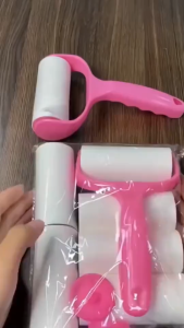 Reusable Sticky Roller Sticky Dust Paper Tearable Adhesive Brush Clothes Lint Brush Removal Hair