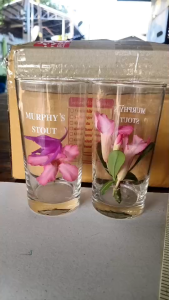 แก้วเบียร์ทรงสูงMURHYS STOUTสูง16ปากกว้าง8cm.ใบละ