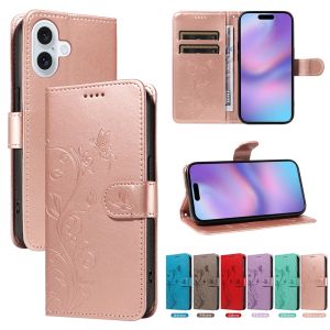 Magnetic Leather Wallet Case for iPhone 17 Air 16e 16 15 14 13 12 Mini 11 8 7 6 Plus X XR XS MAX SE2 2020 SE3 2022 Flip Cover