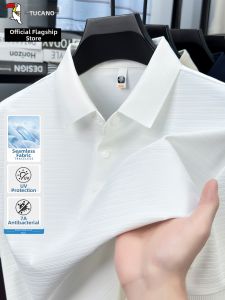 TUCANO | Mens Summer Short Sleeve Polo Shirt Light Cool Breathable