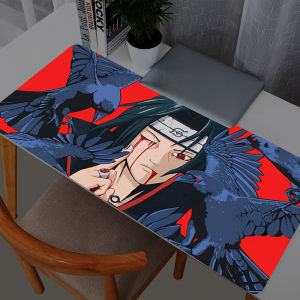 Bandai | Naruto Itachi Uchiha Mouse Pads Gamer PC Computer Large XXL Desk Mat Keyboard Anime Gaming Accessories Mousepad Carpet