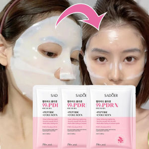 SADOER | PDRN Cpllagen Mask Fdaed Wrinkles Moisturizing Face Mask Glass Glow Skin Elasticity Hydrating Firming Smooth Skincare Products
