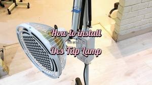 DCS TDP Infrared Heat Lamp with Stand | 250W Far Infrared Mineral Plate Therapy Lamp