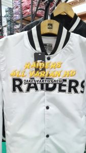 HOCKY Jaket Varsity Bomber Baseball Raiders All Varian Waterproof Full Tag+Label Terbaru Premium Distro