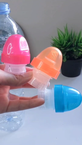 ฝาปิดขวดน้ำดื่มขนาดพกพาฝาขวดน้ำเด็กปลอดภัยตัวแปลงขวดพลาสติกฝาขวดน้ำกะทัดรัดปลอดภัย ใช้กับขวดทั่วไป