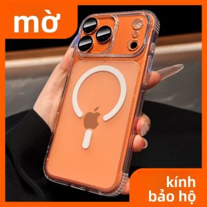 DAIMANG | Ốp Lưng iPhone 17 Pro Trong Suốt Không Vàng Chống Sốc Toàn Diện Có Túi Khí và có magsafe