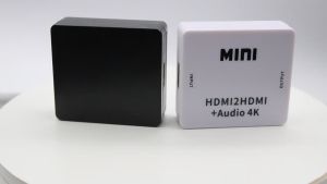 HDMI2HDMI + Audio 4k 1080P HD Video Quality Converter Adapter with 3.5mm Audio Port