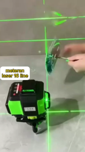 Waterpass Meteran Laser 4D Level Mesin Leveling Red Beam Infrared 2 line 5 line 16 line