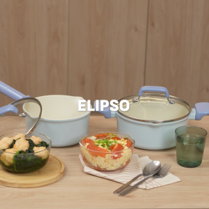 Tefal Elipso Saucepan 18cm w/Lid G62023 / Stew Pot 20cm w/Lid G62044