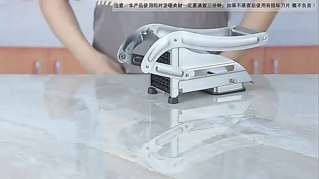 [everyday store 1]+Multifunctional 304 Stainless Steel Wave Pattern Potato Cutter Kitchen Tool for Slicing Vegetables And Chips Wolf Tooth Potato