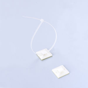 FEIZHUXIANSEN | Adhesive Nylon Fixing Clips 100 Pieces