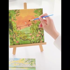 Digital Oil Paint Numbers Handmade Color Painting Canvas Frame Fill Painting Wall Decoration