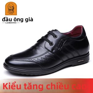 LAORENTOU | Giày Thể Dụng Công Sở Tăng Chiều Cao Mới Thu Thoáng Khí Đóng Dây