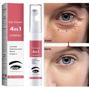 15ml 4-in-1 Eye Cream – Reduces Fine Lines Fades Dark Circles Firms & Moisturizes2026