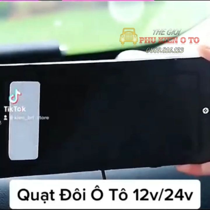 Quạt Dùng Trên Ô Tô, Quạt Đa Năng Cho Bàn Máy Tính , Bàn Làm Việc ...