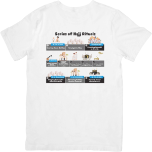 Kaos Souvenir Haji 2025 Cotton Knitto – T-Shirt Islami DTF Printing Pria & Wanita