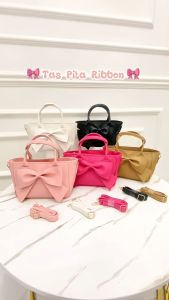 Tas Pita Korea Ribbon & Tas Selempang Wanita Korea
