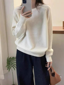 Trendy Oversized Womens Pullover Knitwear Pink Comfortable Breathable Fashionable Autumn Winter Sweater Korean Style Long Sleeve