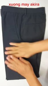 Quần tây nam trυng niên công sở vải dày mềm không ra màu loại quần tây nam ống suông