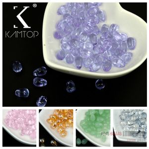 ลูกปัดแก้วแพ็ค10ชิ้นคริสตัลเทียม6*9รูปหยดน้ำร้อยลูกปัด DIY วัสดุทำมือปักผมอุปกรณ์เสริม