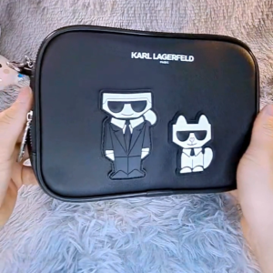 Túi Đeo Chéo Nam Nữ Thời Trang KARL LAGERFELD - Chất Liệu Da Bền Đẹp | 20cm x 15cm x 6cm