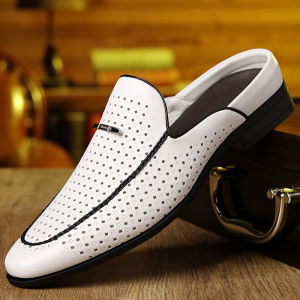 NUDANLAI | Giày Nam Kiểu Loafer Không Gót Thiết Kế Rỗng