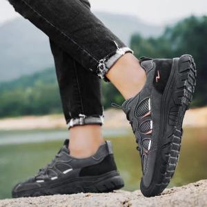 Mens Hiking Running Outdoor Shoes Sneakers For Men Sports Safety Shoes For Men Camping Wear-Resistant Non-Slip Shoes