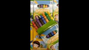 ดินสอสี สีเทียน​ 8​ สี​📌ขั้นต่ำ​ 2​ กล่อง📌ดินสอสีเทียนสำหรับระบายสี​