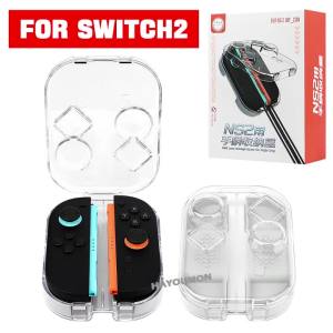 For Switch 2 Joycons Left and Right Handle Transparent Storage Case Dust-proof Clear Protective Case For Switch 2 Game Accessory