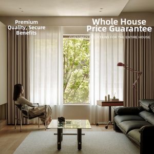 Antibacterial Thermal Insulation UV Protection Blackout Custom Curtain