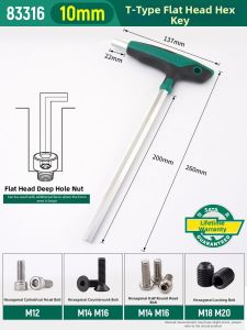 SATA | T-handle Hex Key Wrench 2.5/3/4mm