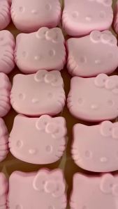 Sanrio | Cute Hello Kitty Shape Squishy Toy Slow Rising PU Foam Stress Relief Fidget Soft Animal Pillow for Adults Fun Sensory Gift.