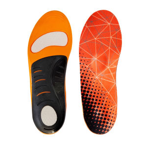 SRIEI 1 Pair Men Women Orthopedic Insoles Upgrade High Arch Support Insoles Flat Feet Inverted Valgus Correction Orthotic Insoles For Plantar Fasciitis Foot Care Pain 鞋垫