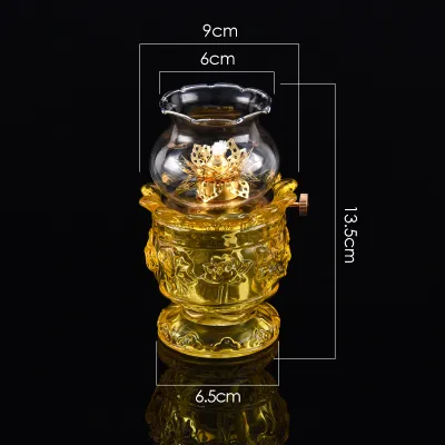 Windproof Buddha Offering Flower Lamp