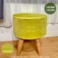 Kursi Stool Polos / Kursi Bulat Sofa Stool / Stool Motif / Stool Kursi / Stool Sofa / Stool Bulat / Sofa Bulat Kursi Kayu. 