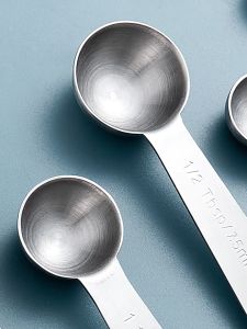6 In 1 Takaran Sendok Stainless Steel Sendok Ukuran Takaran Stainless Kualitas Tinggi Sendok Ukur Stainless