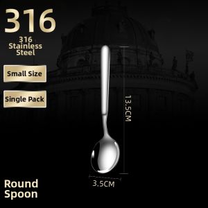 JIDI | Cute Design 304 Stainless Steel Childrens Spoon Deep