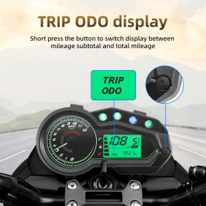 New Universal Motorcycle Speedometer LCD Display Digital Speed Meter LED Tachometer for Italika 150z 150sz 170z and 150Sz Mexico