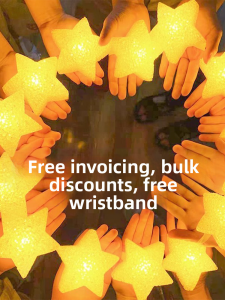 No Brand | Handheld Star Lights for Children Dance Performance Stage Atmosphere Decoration