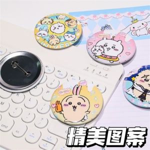 3pcs/set Cute Chiikawas Badge Kawaii Hachiware Anime Cute Cartoon Brooch Student Backpack Pendant Girl Birthday Christmas Gift