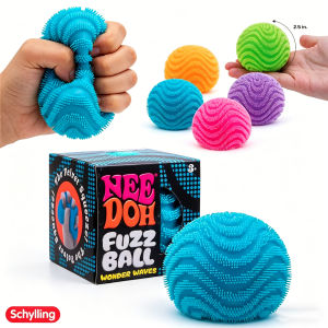 Schylling Fuzz Ball Series Soft Stress Ball Sensory Fidget Toy Stress Relief Fun Desktop Ornament