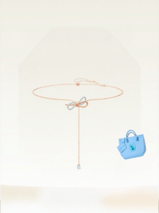 Swarovski | Butterfly Bow Y-Necklace