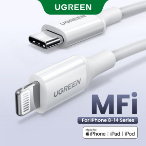 UGREEN PD 20W USB C to Lightning Cable - MFi Certified iPhone Charging Type-C Cable Compatible with iPhone iPhone 14 13 Pro Max iPhone 14 Plus iPhone 12 11 Pro Max /X/XR/XS/8 Series iPad 9 AirPods Pro and More