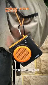 AM12 Mini Camera Design Radio Portable FM Receiver TWS Stereo Bluetooth V5.3 Wireless Speaker