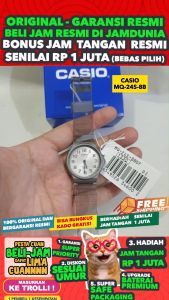 CASIO ORIGINAL - CASIO MQ-24S-8BDF - WOMEN NG - RESIN - Hitam - Jam dunia JD18ST # Jam Tangan Wanita Jam Wanita Jam Tangan Anti Air + CASIO MQ-24S-8B MQ 24S 8B MQ-24S 24 S MQ24 MQ-24 MQ24S $  S003